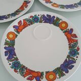 Set of 6 Villeroy & Boch gourmet plates - Acapulco model