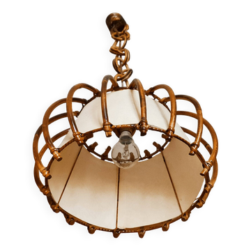 Rattan pendant light