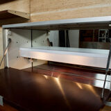 Modular wall system with rosewood panels Georges Frydman 70 years efa editor