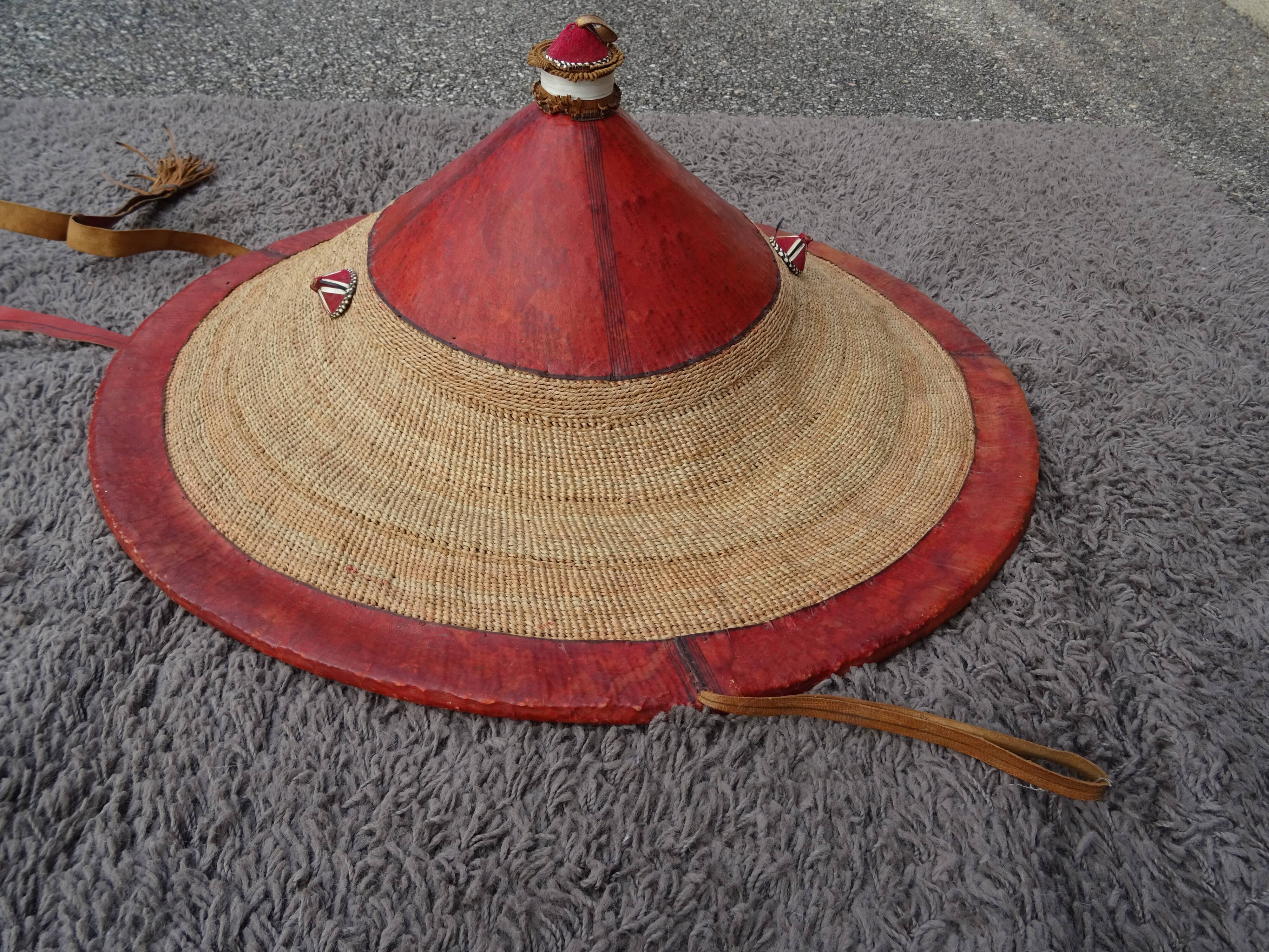Fulani Peulh tribe headdress hat Africa