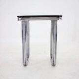 Bauhaus Art Deco tubular steel chrome table, 1930s