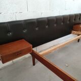 Lit scandinave en palissandre