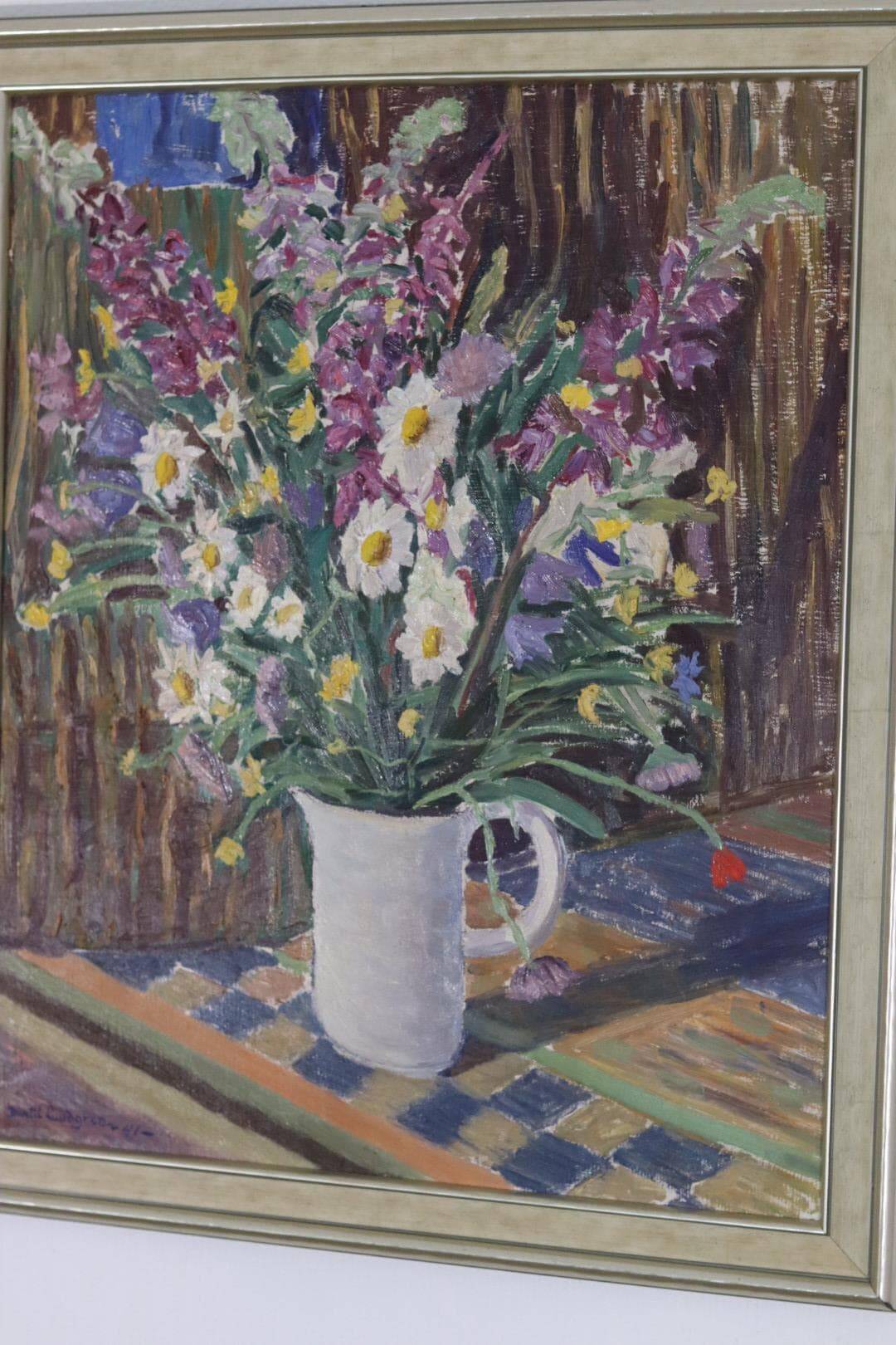 Nature morte de fleurs par Bertil Lundgren