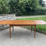 Scandinavian extendable dining table "bjarni" by nils jonsson for troeds - 1960