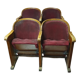 Double cinema chairs, Poland of the 1950s, to renovate