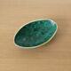 Vintage cup in malachite and brass