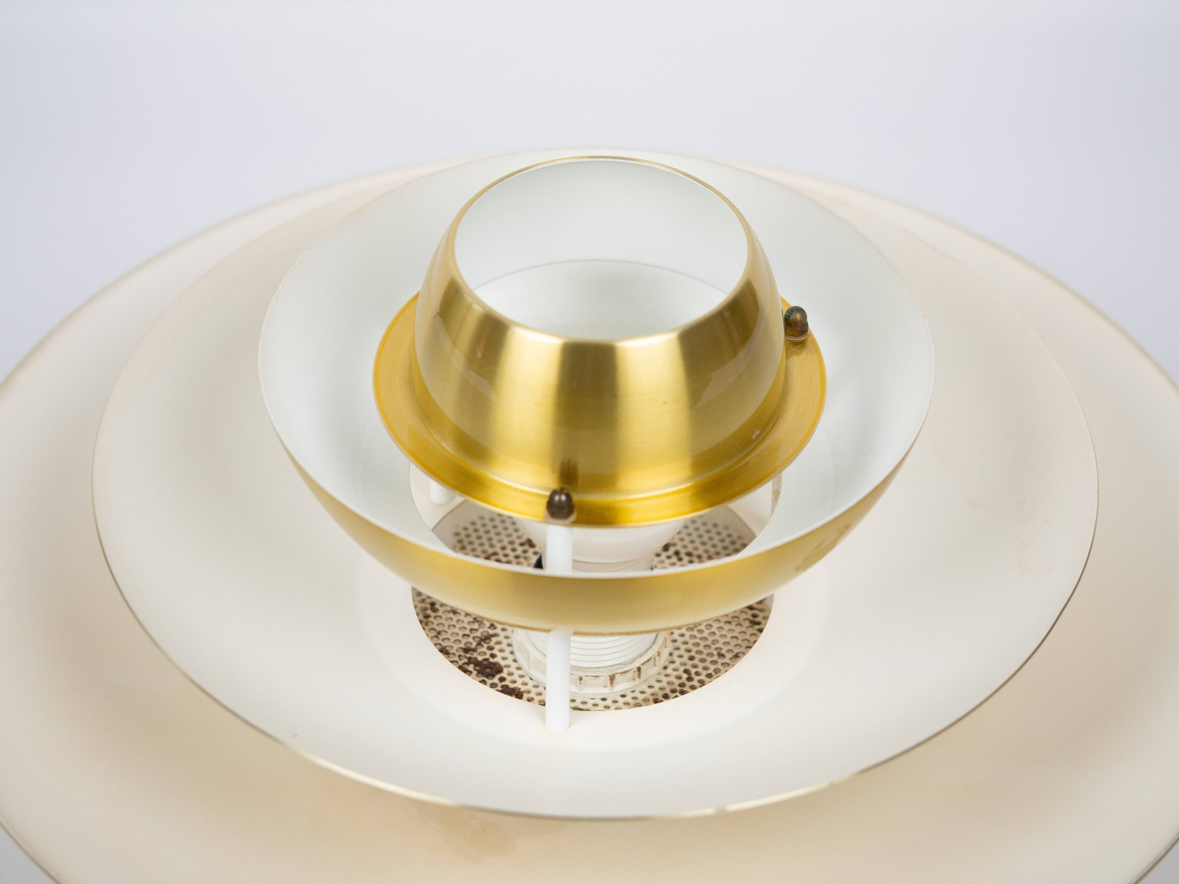 Danish vintage pendant lamp Verona, 1980s