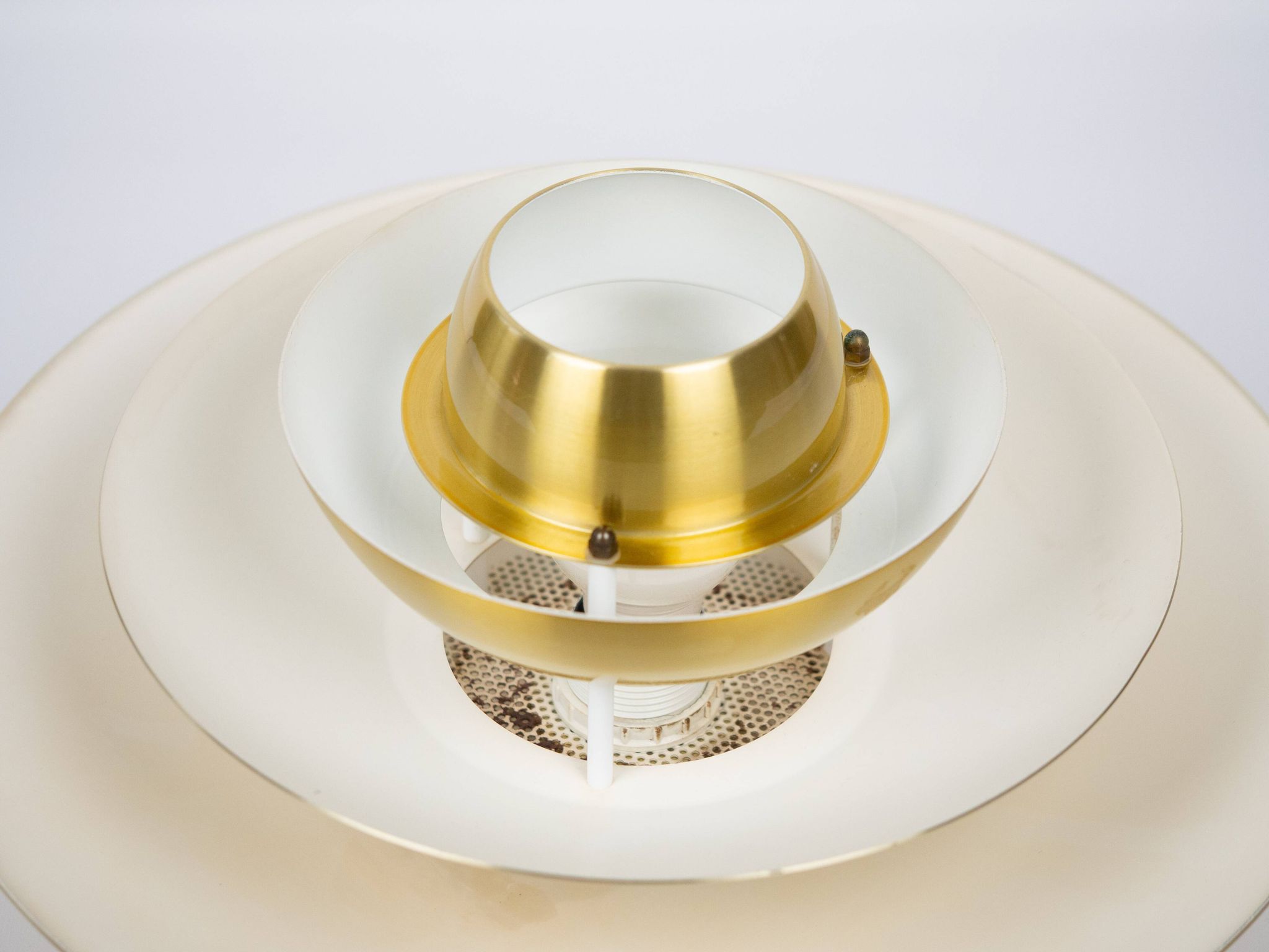 Vintage Danish hanging lamp Verona, 1980s