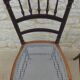 2 quality wooden caned chairs