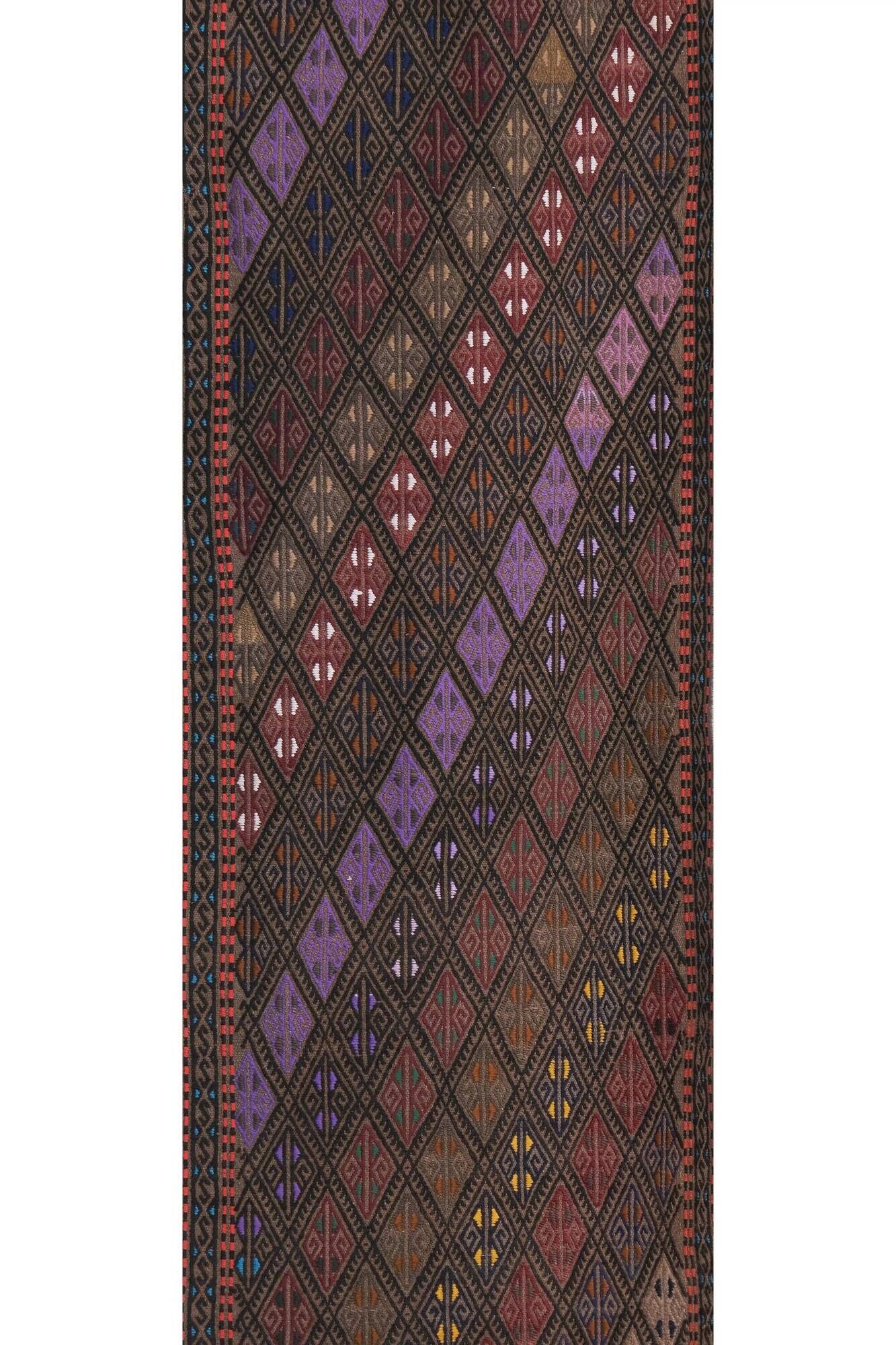 Vintage Turkish hallway rug 65x490 cm