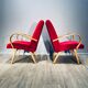 Pair des fauteuils de Jaroslav Smidek pour Ton, vintage 1960