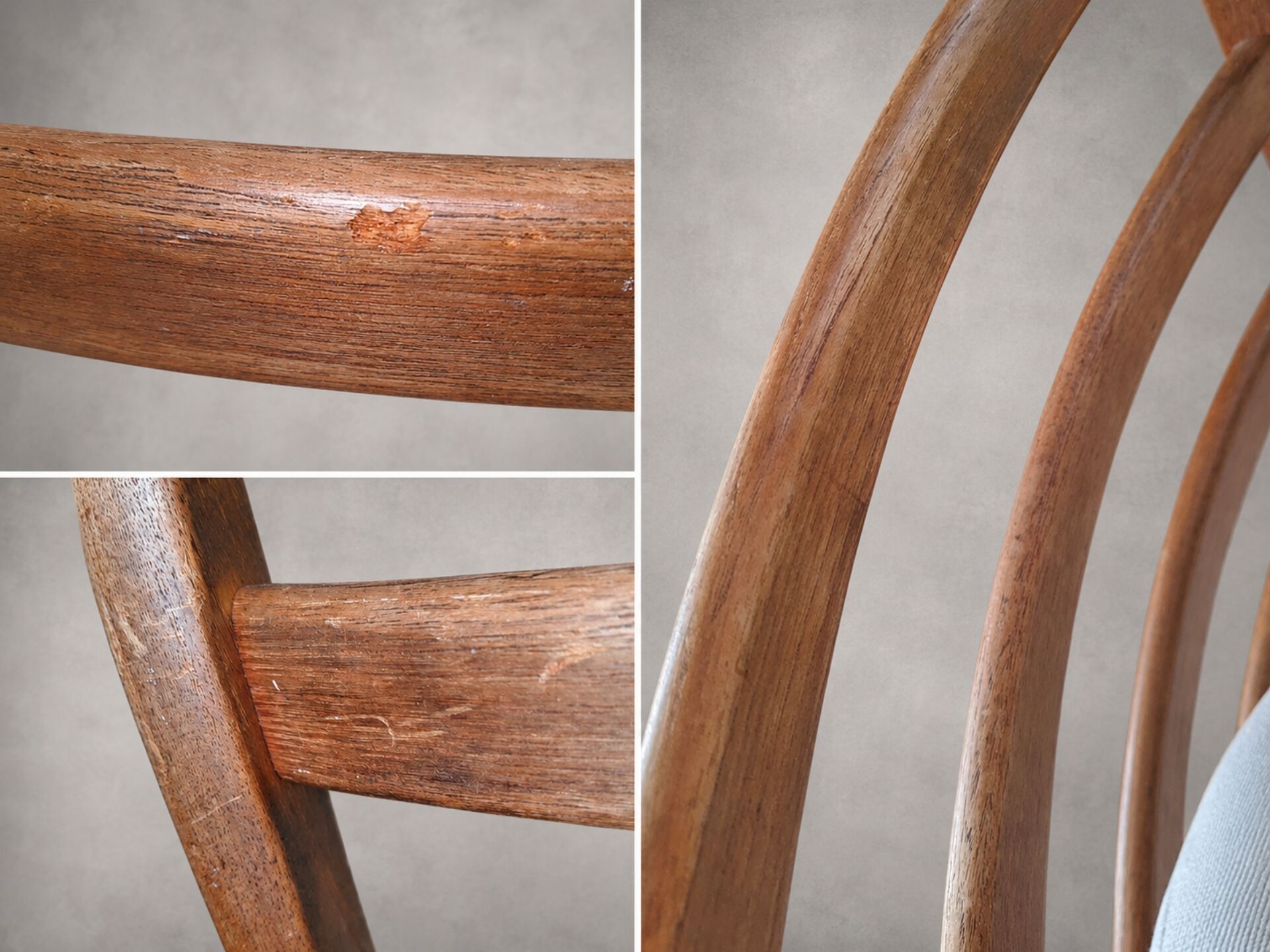 Teak chairs by Kristiansen for KS Møbler, Denmark, 1960s