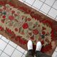 Tapis américain antique Hooked – 86 x 170 cm – Motif floral - 1C976