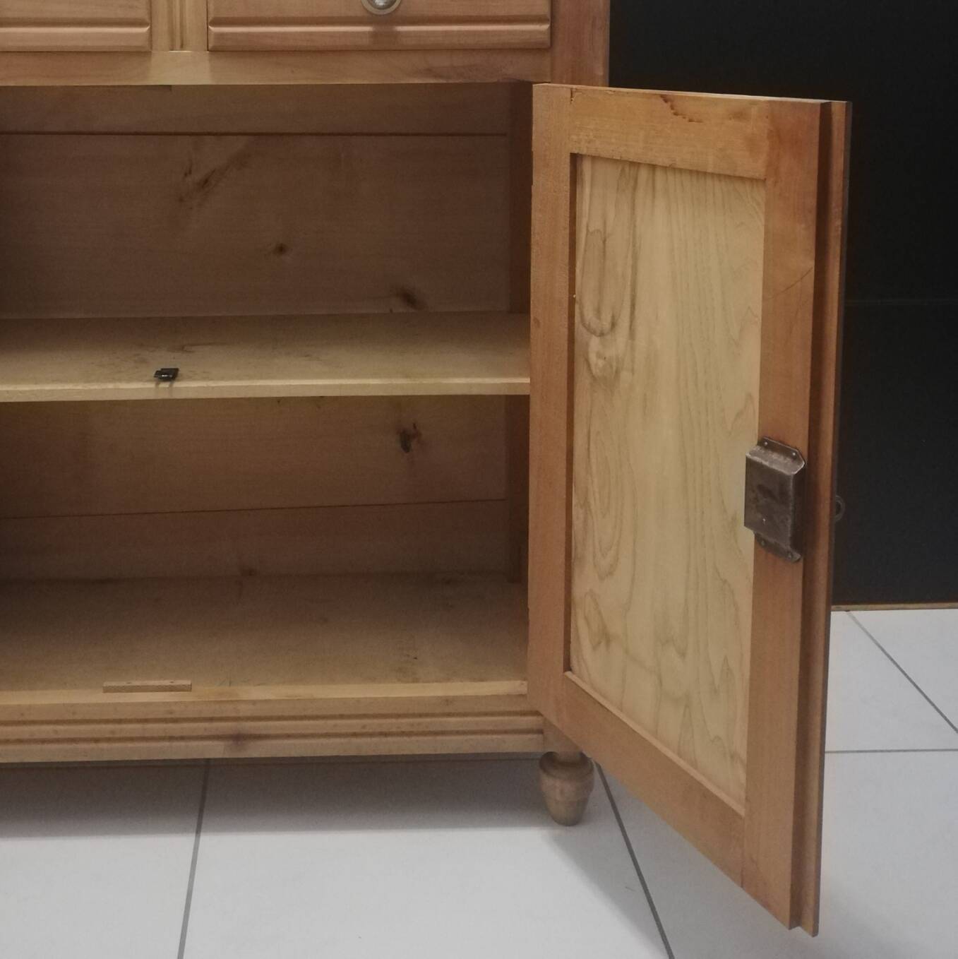 Low sideboard in natural oak