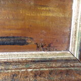 Still life painting signed