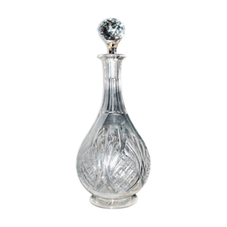BACCARAT 1907 cut crystal carafe model 9157 H29cm