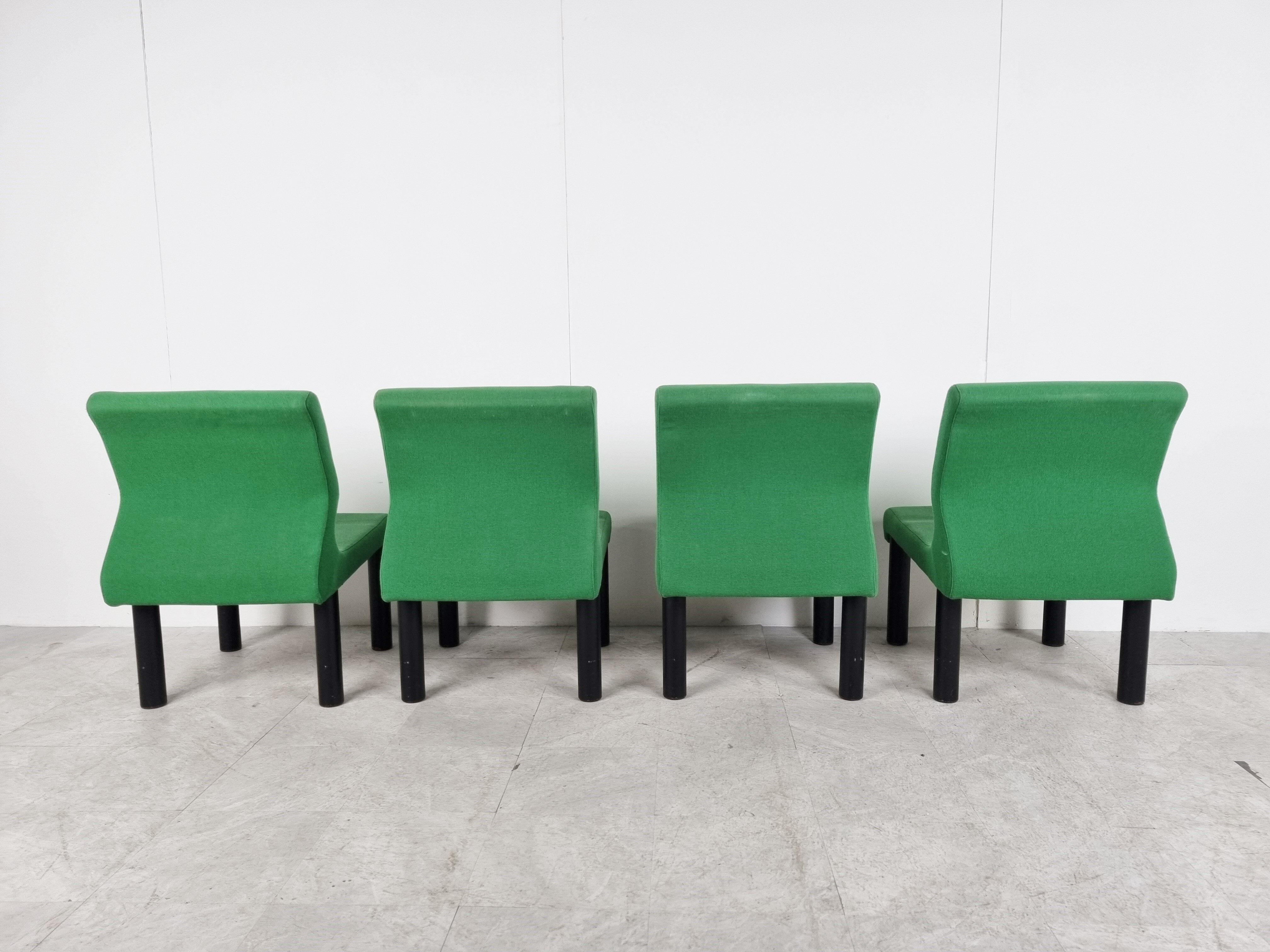 Vintage lounge chairs, 1980s