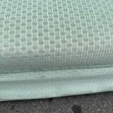 Vintage Celadon Velvet Sofa