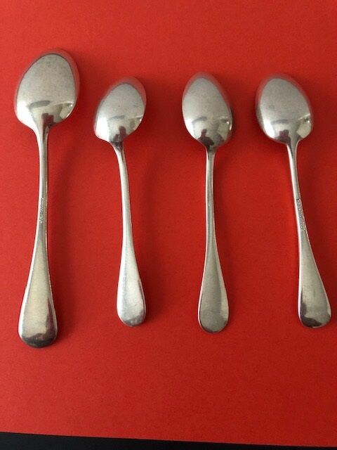 4 teaspoons, mocha Broggi Italy, model Baguette