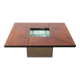 Paul michel burl wood multi functional coffee table and dry bar