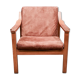 1950 Scandinavian design camel teak chair.