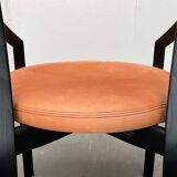 Postmodern German Chair Model Nostro in Leather by Andreas Weber for Rosenthal Einrichtung, 1980s