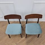 set of 4 vintage teak chairs
