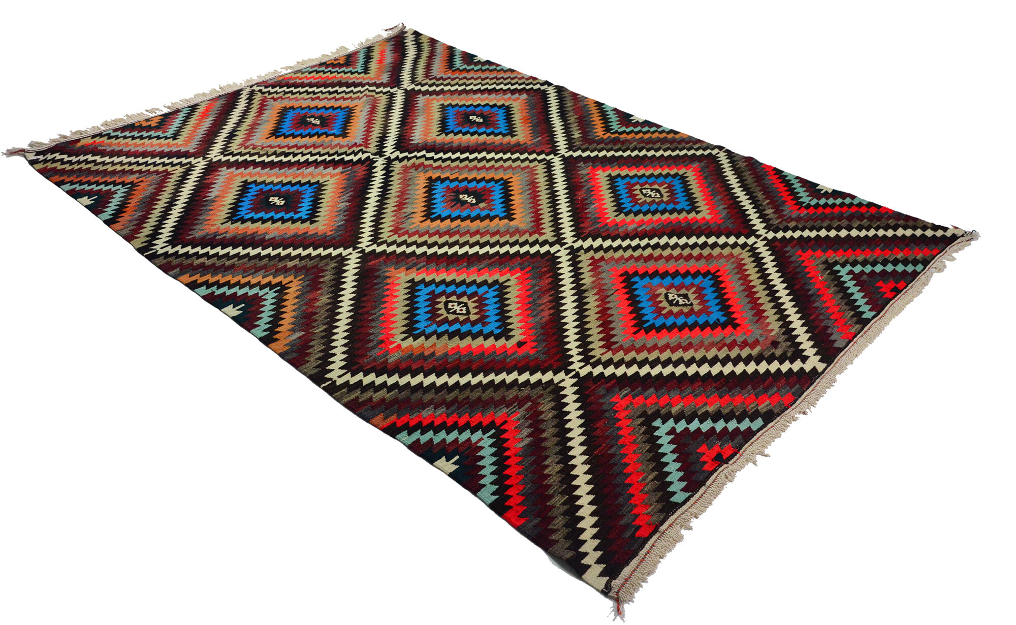 Anatolian handmade kilim rug 310 cm x 220 cm