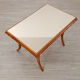 Table basse en miroir du milieu du siècle, italienne
