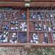 Printing cabinet 16 drawers with these lead letters