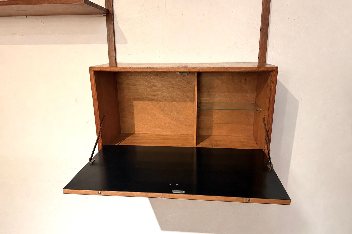 Teak wall library in the style of Poul Cadovius – 1960s