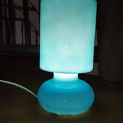 Lampe Lykta bleue vintage éditée par IKEA