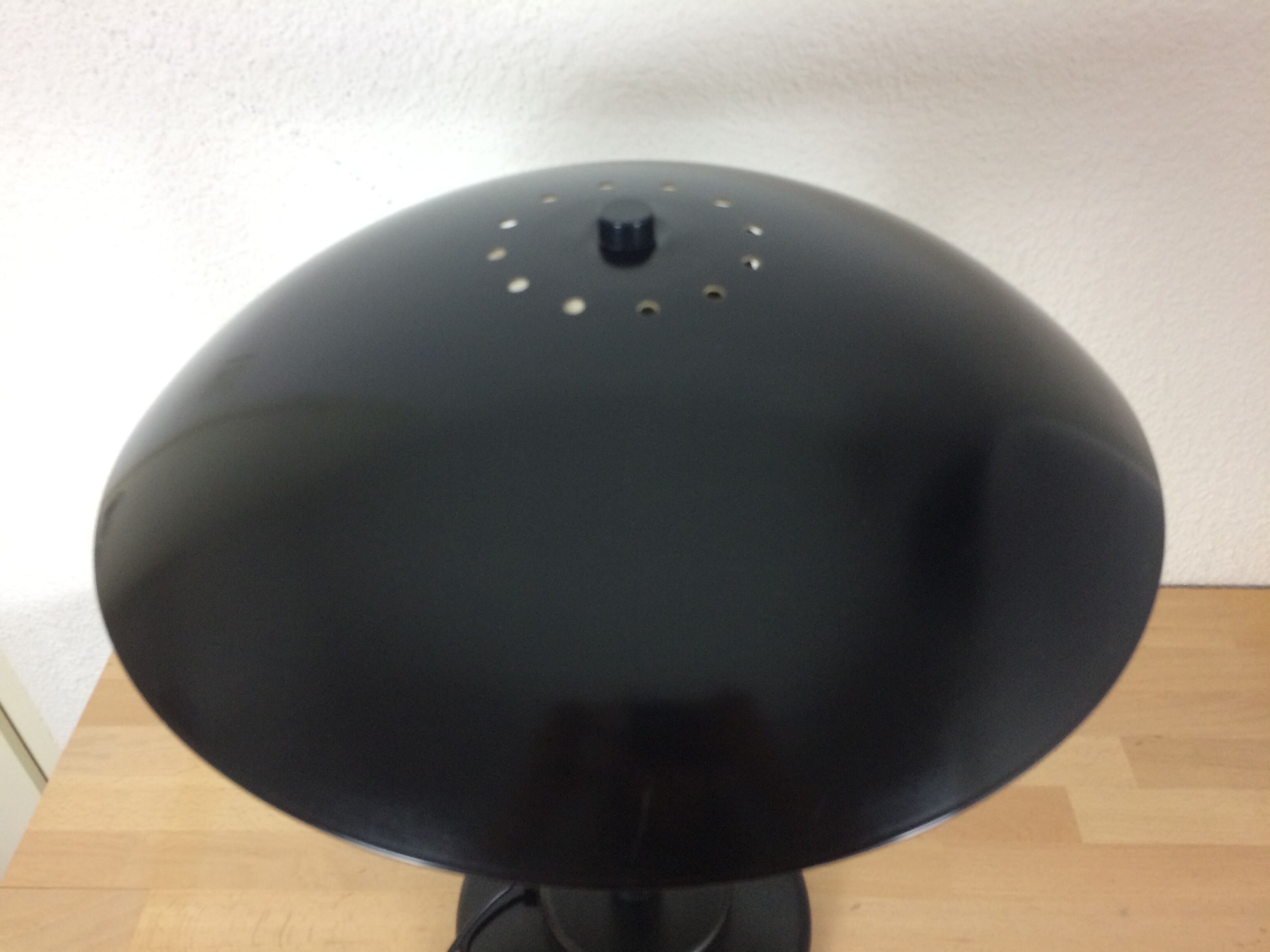 Black mushroom lamp, 80s