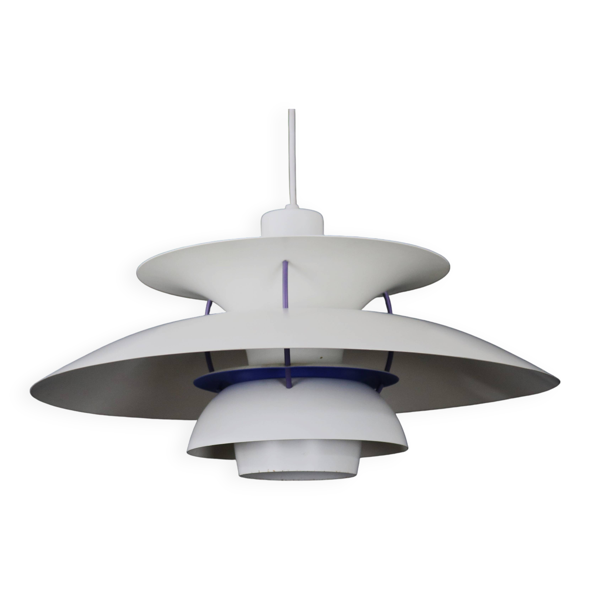 The real Danish stuff - PH5 pendant - original white color - Louis Poulsen - Poul Henningsen -