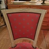 Pair of patinated Consulate-style chairs