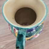 Vintage majolica style pitcher