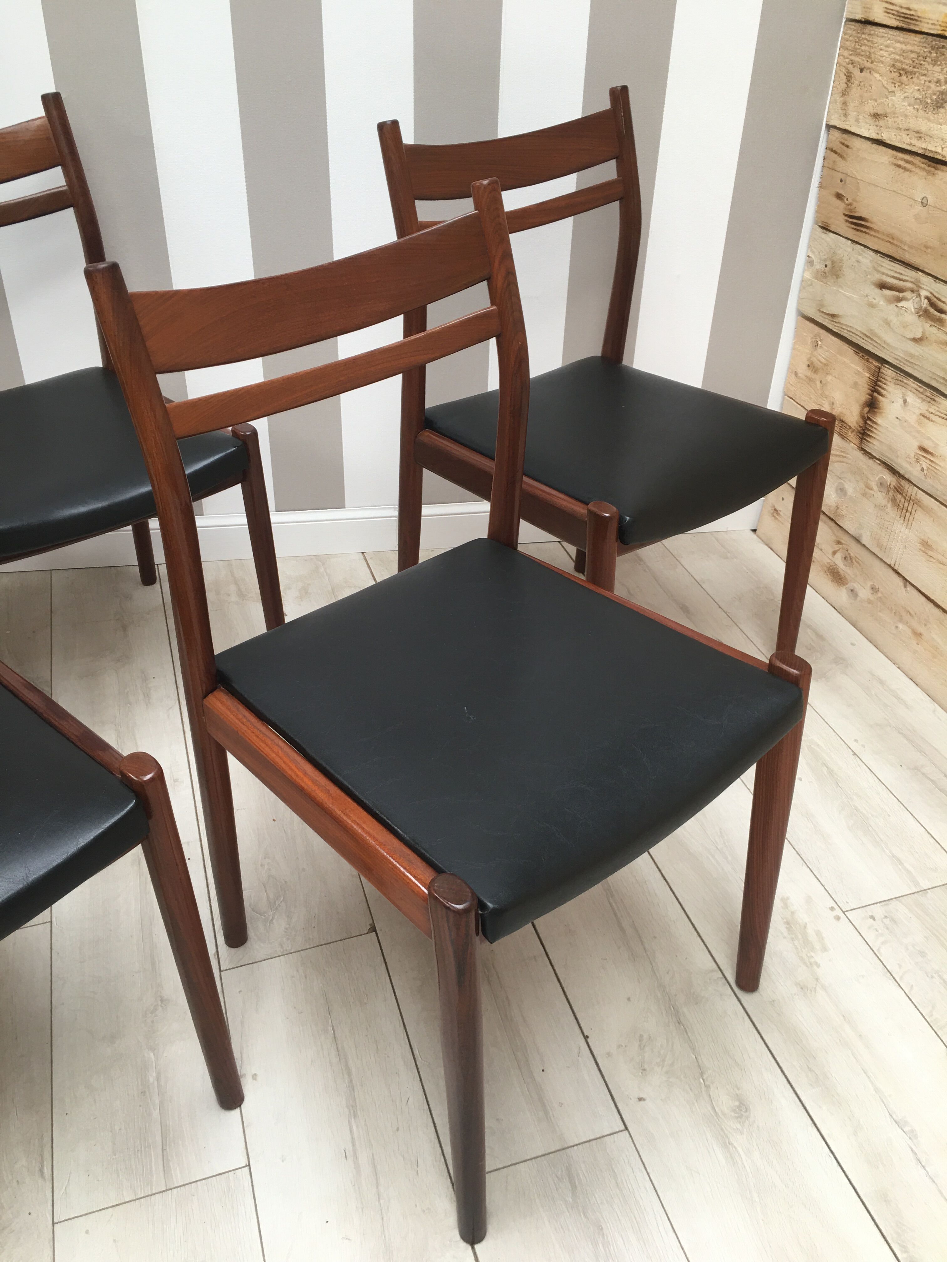 Lot of 6 chairs gessef 60 years