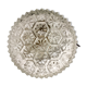 Plafonnier rond en verre ciselé