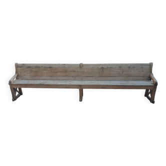 3 meter long solid wood bench