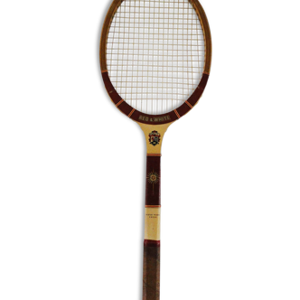 Wooden tennis racket