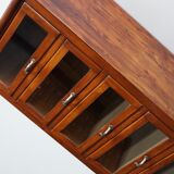 Vintage German pine haberdashery cabinet, 1950s
