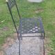Serie de 6 chaises en acier