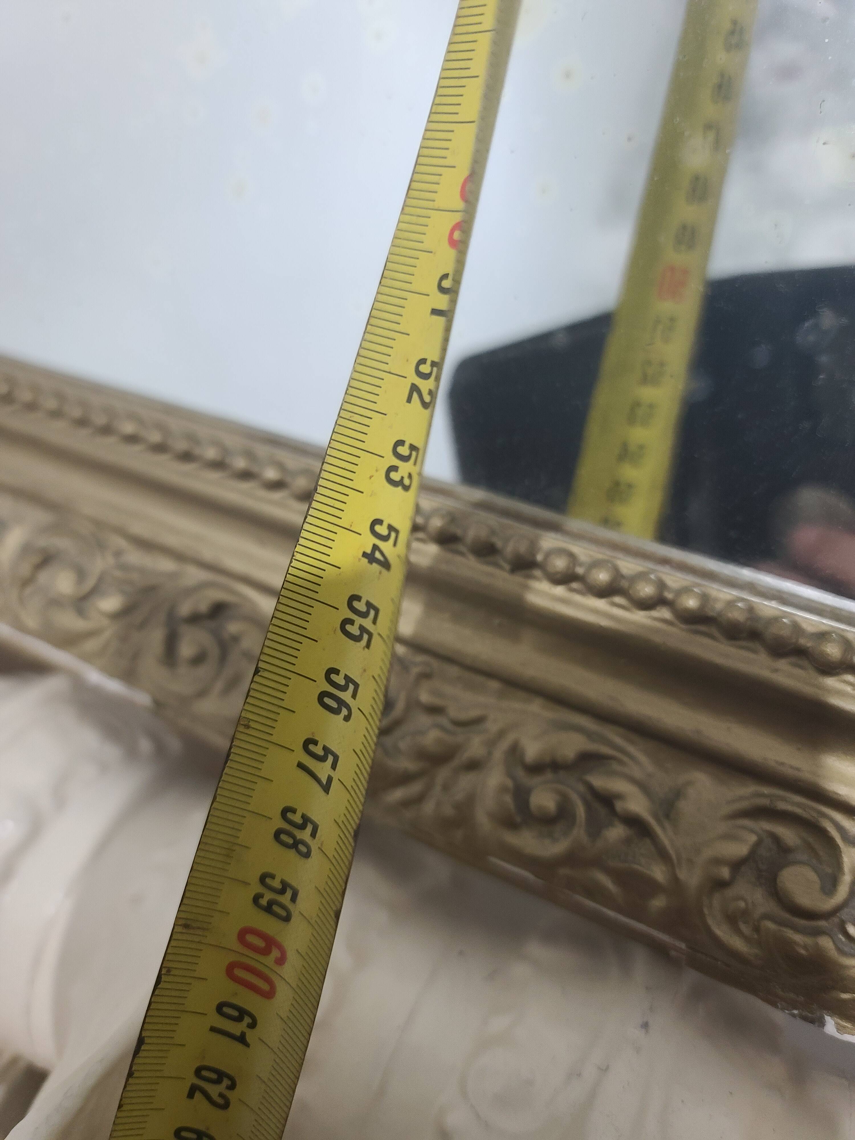 Miroir Doré Style Ancien / Louis Philippe - Arrière Rond