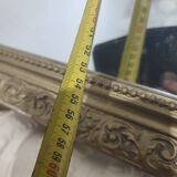 Miroir Doré Style Ancien / Louis Philippe - Arrière Rond