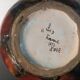 Vase en céramique art déco signé Henri Delcourt France