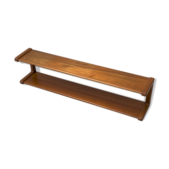 Mid-Century Teak Wall Shelf from Dyrlund, 1970s