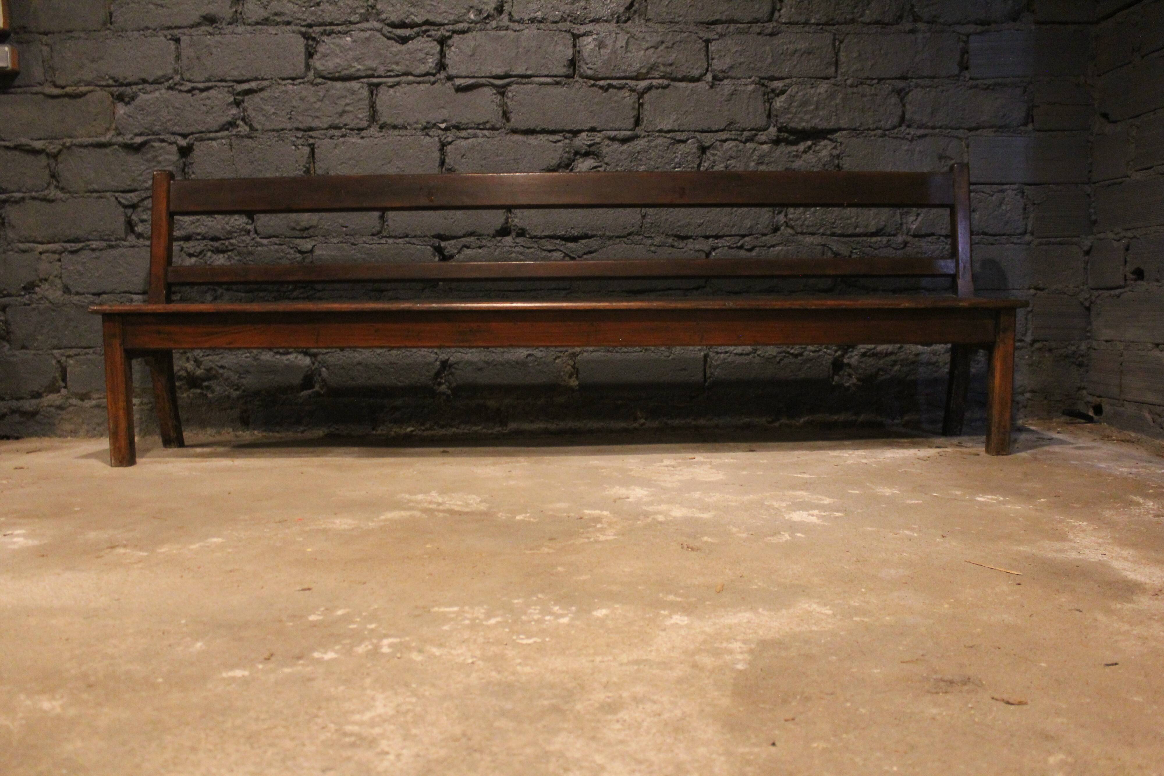 Pair of monastery benches