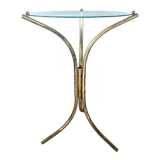 Vintage gilded metal side table