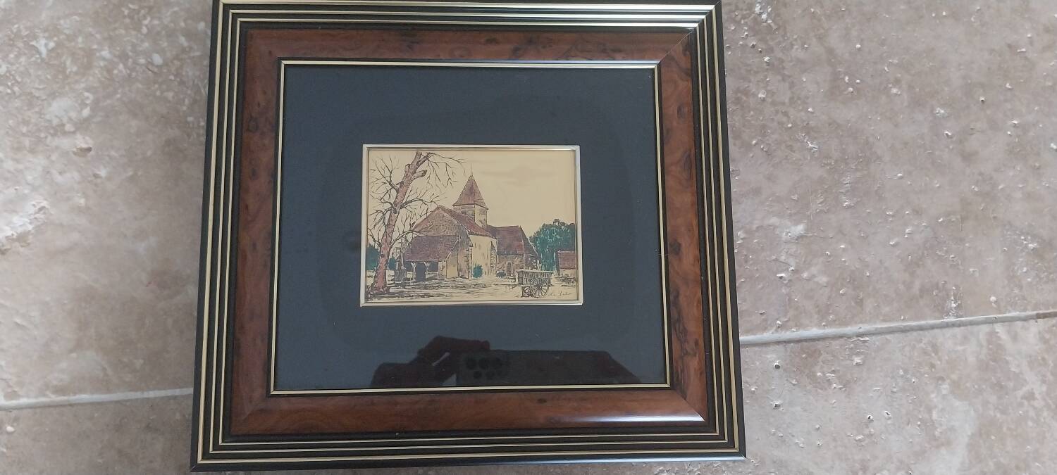 Frame painting the galleon