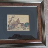 Frame painting the galleon